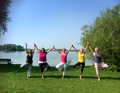 Yoga am See mit Martina Hiltl